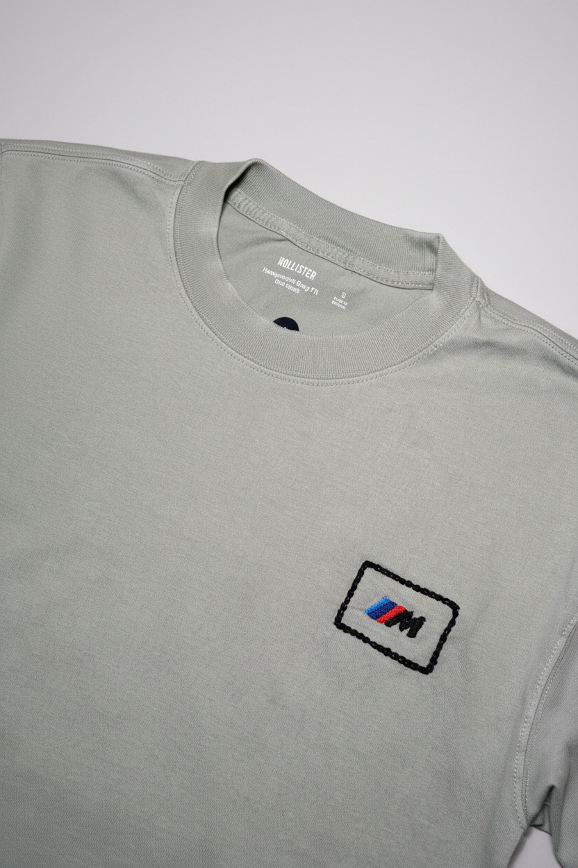 T-shirt slavata Boxy in Tessuto Pesante M Sport