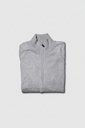 Felpa grigia zip