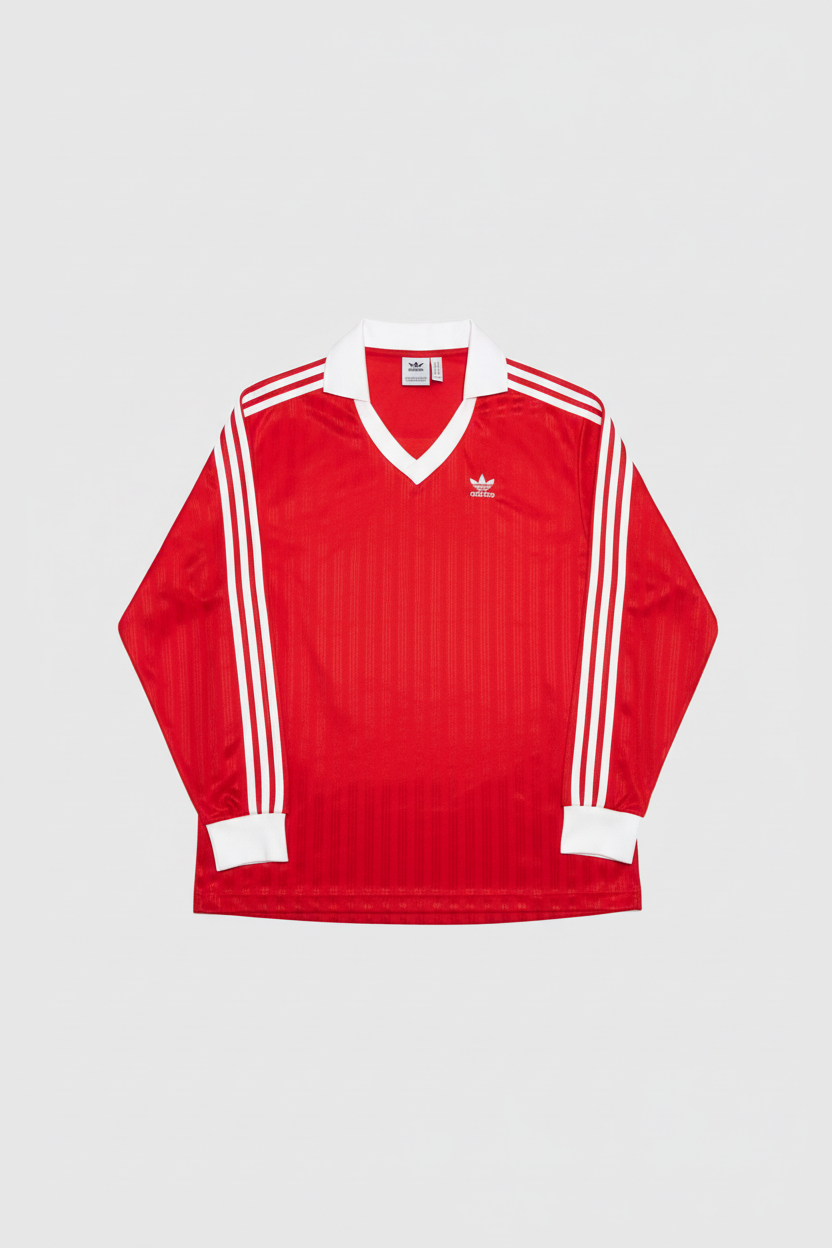 Maglia Maniche Lunghe Adidas Rosso