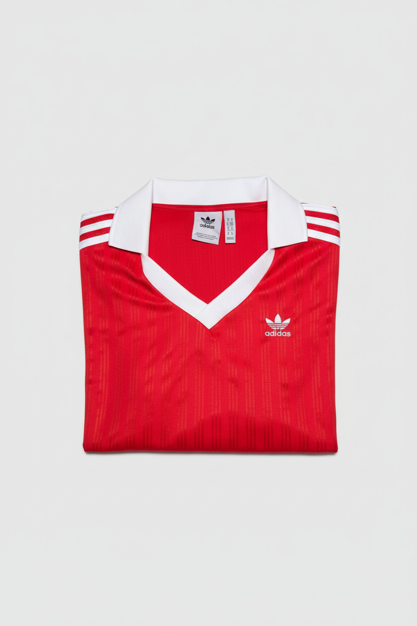 Maglia Maniche Lunghe Adidas Rosso