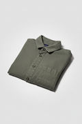 Overshirt piegata fronte 3