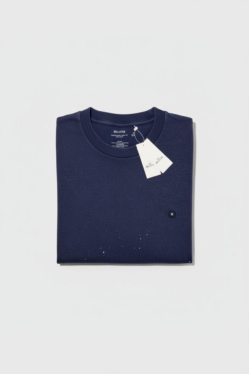 T-shirt navy piegata 1