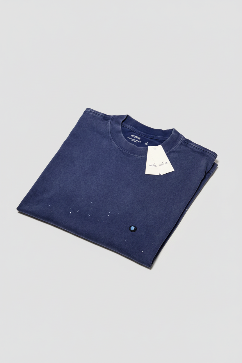 T-shirt navy piegata 2