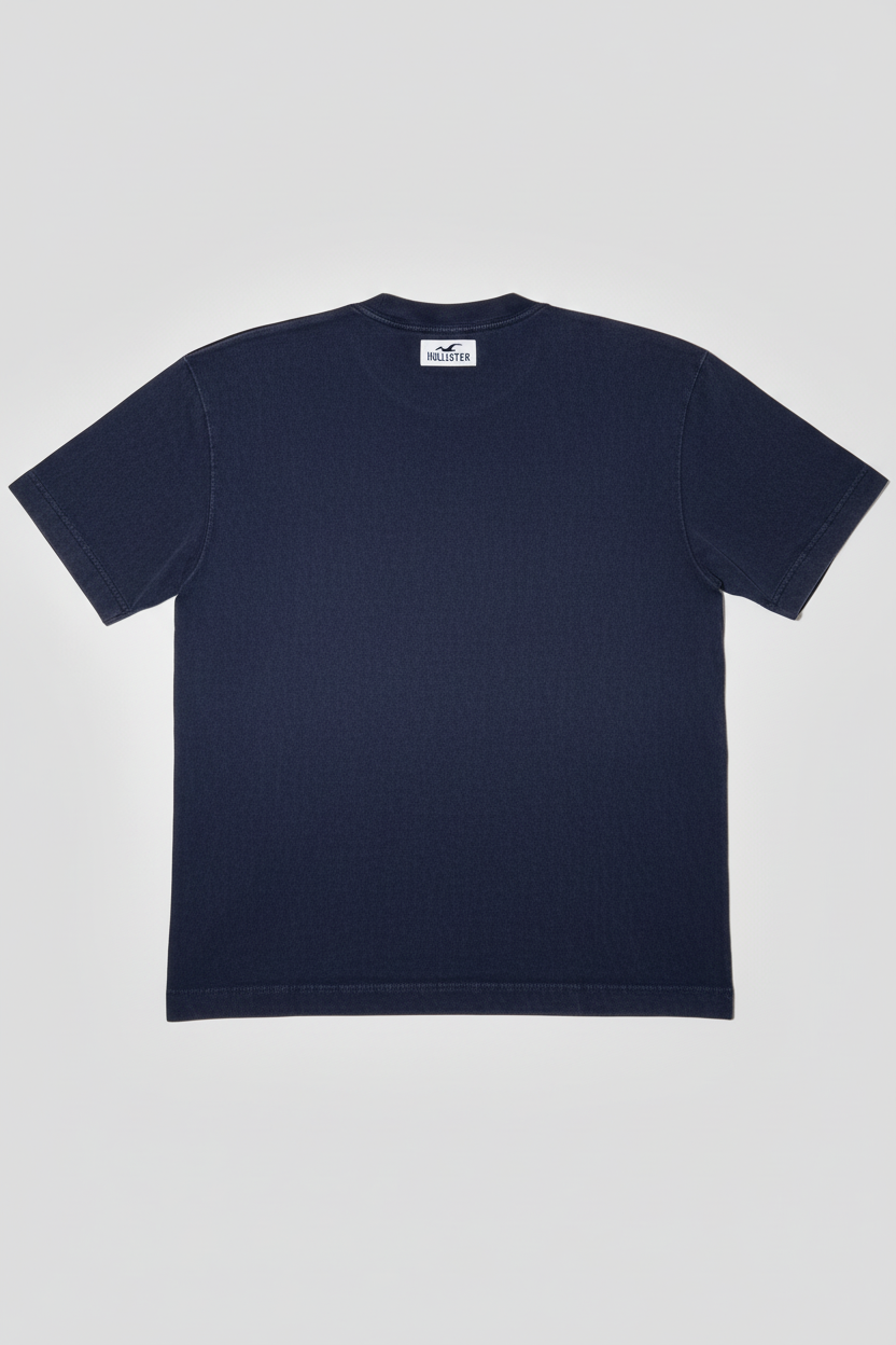 T-shirt navy retro