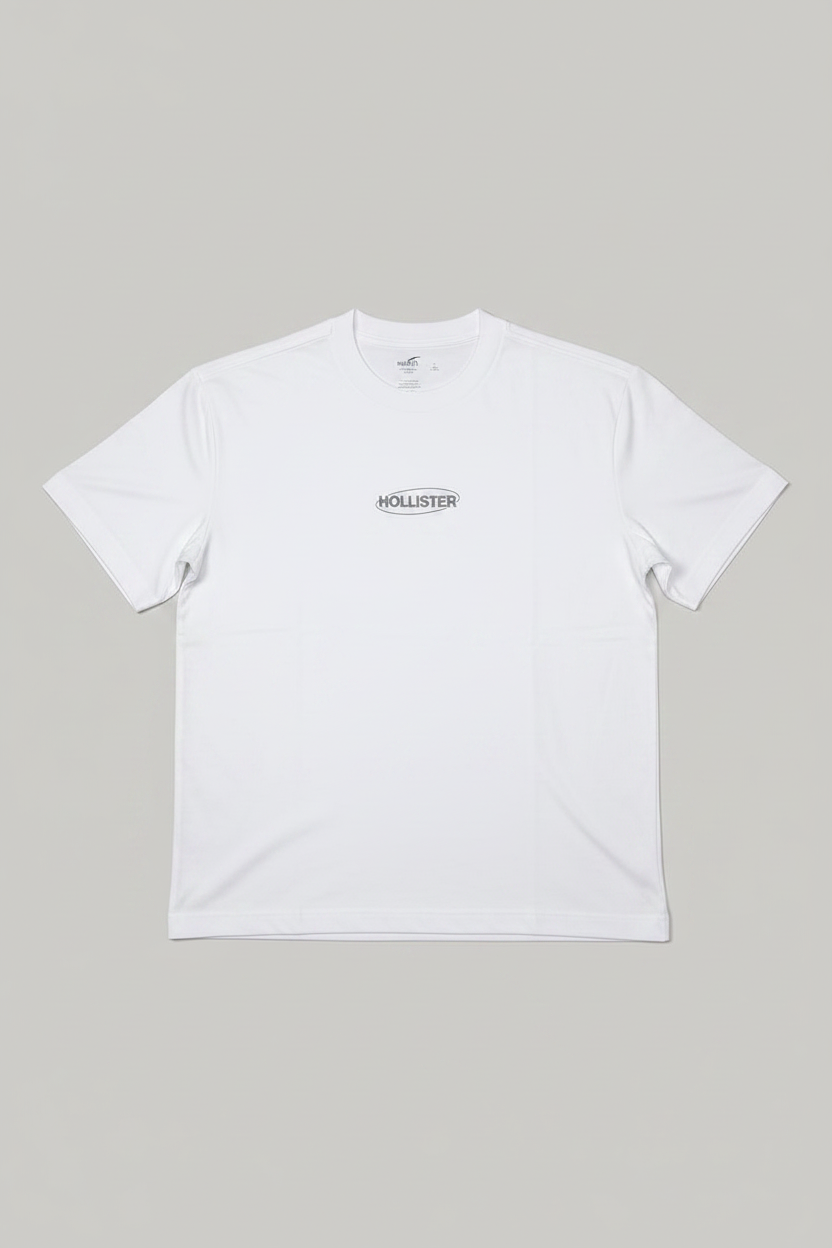 Maglietta rinfrescante boxy con logo Bianco(M)