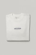 Maglietta rinfrescante boxy con logo Crema (L)