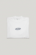 Maglietta rinfrescante boxy con logo ricamato (M)